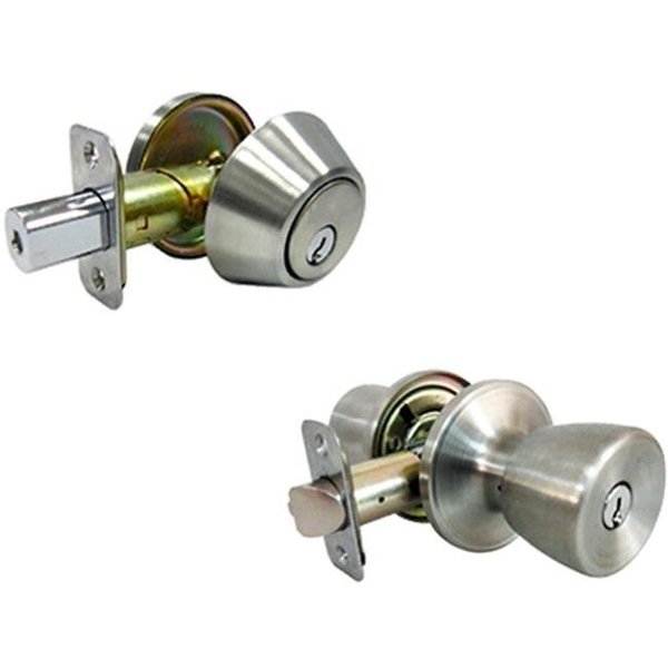 Taiwan Fu Hsing Industrial Taiwan Fu Hsing Industrial 224468 Tru-Guard Combination Lockset - Stainless Steel 224468